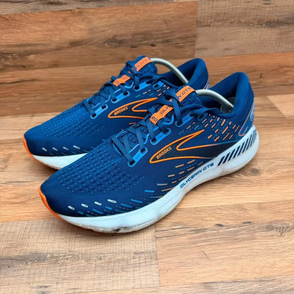 Brooks Glycerin 20 men size 11 Blue Blue Running Walking Shoes